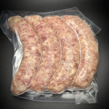 BACON & BLEU CHEESE BRATS