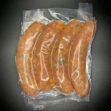 JALAPENO AND CHEDDAR CHICKEN BRATS